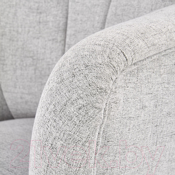 Изображение товара Кресло мягкое Halmar Bishop (светло-серый/орех)