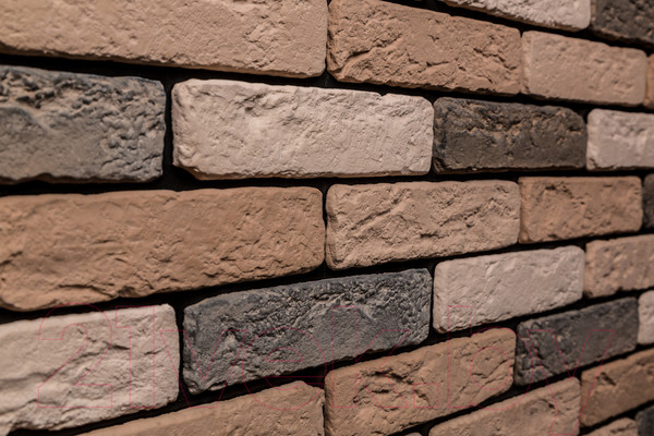 Изображение товара Декоративный камень гипсовый Air Stone Токио А01.21 (бежевый/светло-коричневый)