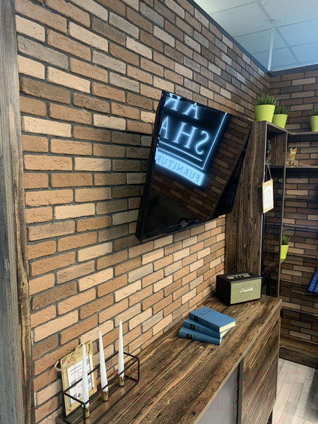 Изображение товара Декоративный камень гипсовый Air Stone Токио А01.21 (бежевый/светло-коричневый)