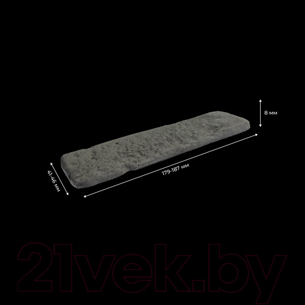 Изображение товара Декоративный камень гипсовый Air Stone Токио А01.30 (светло-серый/серый)