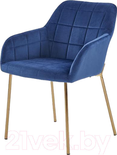 Изображение товара Стул Halmar K306 (синий/золото)