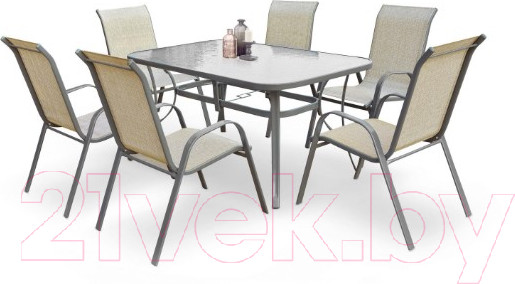 Изображение товара Стул садовый Halmar Mosler (серый/темно-серый)