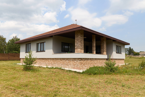 Изображение товара Декоративный камень бетонный Petra Версальский кирпич 11П3 (кремовый/серый/бордовый)