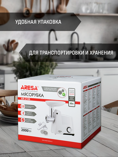 Изображение товара Мясорубка электрическая Aresa AR-2110