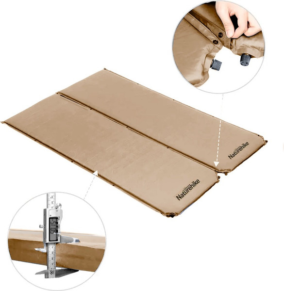 Изображение товара Туристический коврик Naturehike 200х63х5см / NH20DZ003-KH (хаки)