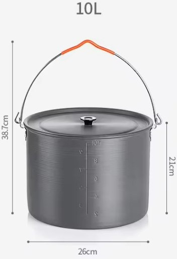 Изображение товара Котелок походный Naturehike NH19CJ003-DGR (10л)
