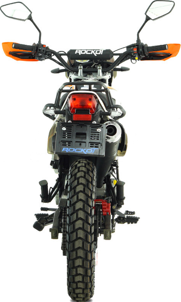 Изображение товара Мотоцикл Rockot ZR250 21/18 ЭПТС (белый/оранжевый)