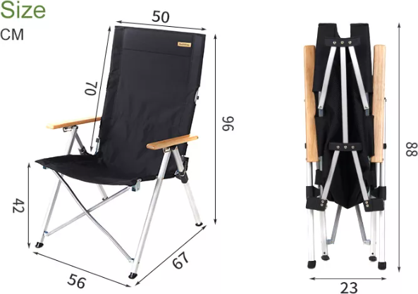 Изображение товара Кресло складное Naturehike NH17T003-Y-KH (хаки)