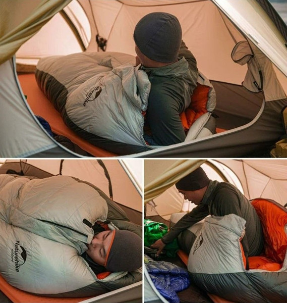 Изображение товара Спальный мешок Naturehike Arctic-17 / NH19YD005-SIL1000G  (серебристый)