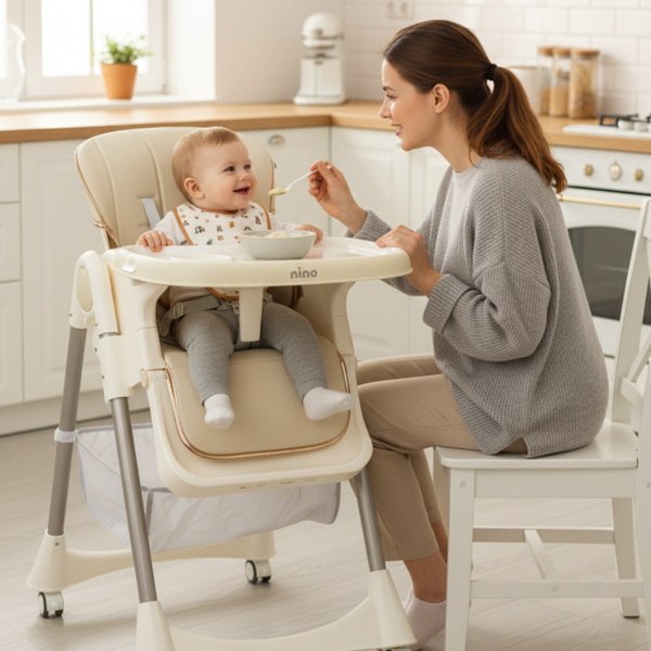 Изображение товара Стульчик для кормления NINO Banny (бежевый)