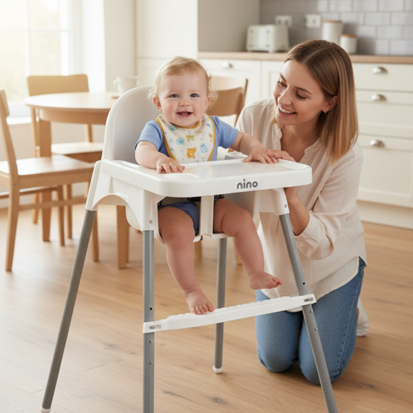 Изображение товара Стульчик для кормления NINO Bird (серый)