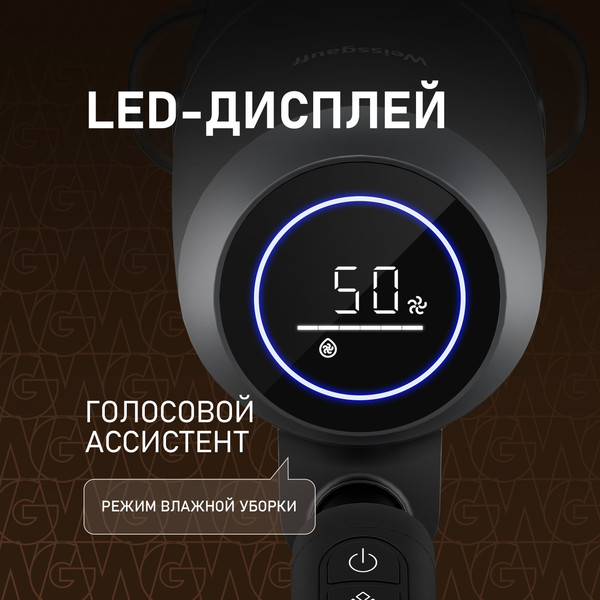 Изображение товара Вертикальный пылесос Weissgauff V13 BLDC 200 Graphite AquaPro