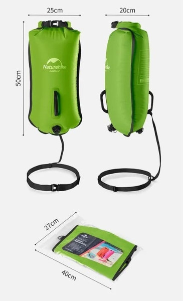 Изображение товара Гермомешок Naturehike NH17S001-G-GR (ярко-зеленый)