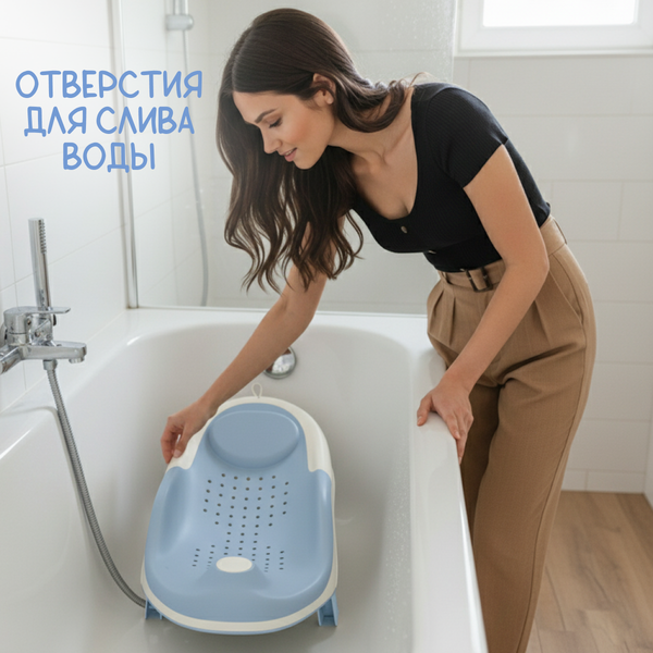 Изображение товара Горка для купания NINO Sunny (голубой)