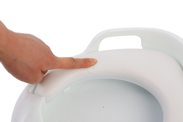 Изображение товара Детская накладка на унитаз NINO Simba (белый)