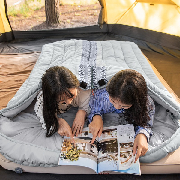 Изображение товара Спальный мешок Naturehike Envelope Down L 250 / NH21MSD07-GRE250 (серый)