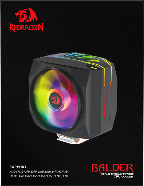 Изображение товара Кулер для процессора Redragon Balder / 71626