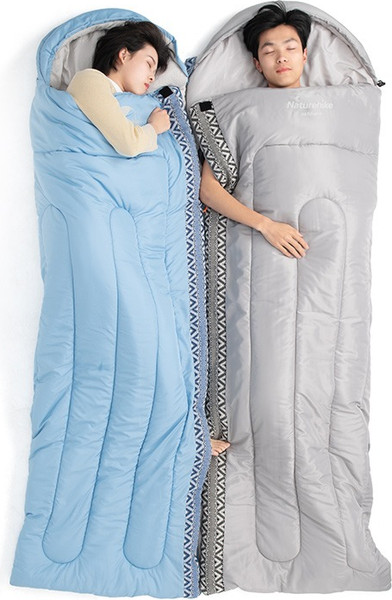 Изображение товара Спальный мешок Naturehike Envelope Down L350 / NH21MSD07-GRE350-P (серый)