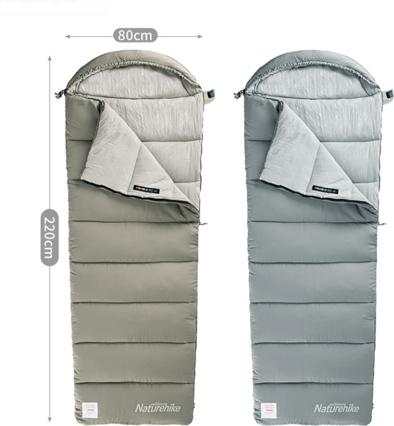 Изображение товара Спальный мешок Naturehike Envelope M300 / NH20MSD02-GM300-L (серый)