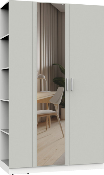 Изображение товара Шкаф Интермебель Марсель-14 / МР 01-14 (шиншилла серая)