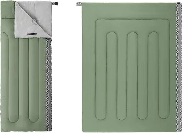 Изображение товара Спальный мешок Naturehike L150 190х75см / NH20MSD05-SWLR (зеленый)