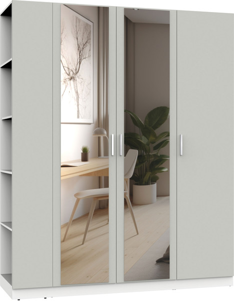 Изображение товара Шкаф Интермебель Марсель-29 / МР 01-29 (шиншилла серая)