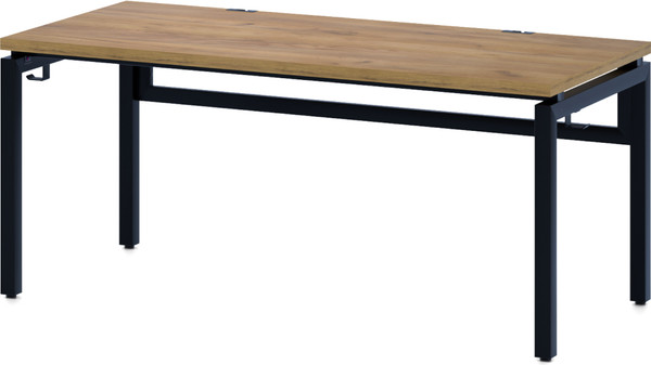 Изображение товара Компьютерный стол Millwood Будапешт 180x80x78.85 (дуб золотой Craft/металл черный)