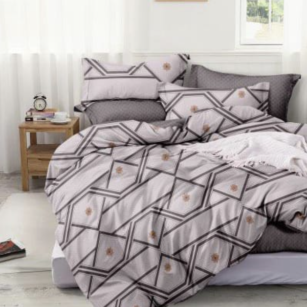 Изображение товара Комплект постельного белья Alleri Поплин Luxe 1.5сп / П-372