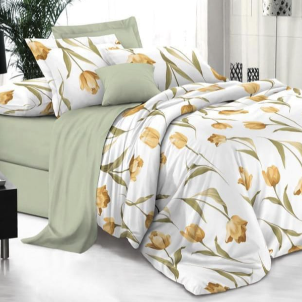 Изображение товара Комплект постельного белья Alleri Поплин Luxe 1.5сп / П-374