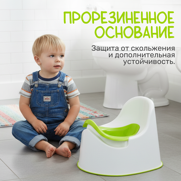 Изображение товара Детский горшок NINO Duet (зеленый)