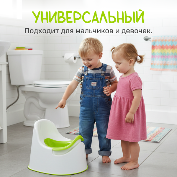 Изображение товара Детский горшок NINO Duet (зеленый)