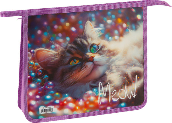 Изображение товара Папка для тетрадей ArtSpace Striped Cat / ПТ-73О2001