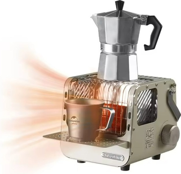 Изображение товара Обогреватель газовый для палатки Naturehike CNK2300CW018-G (бежево-серый)