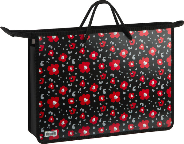 Изображение товара Папка-портфель ArtSpace Black Cat With Flowers / ПТ-15О70002