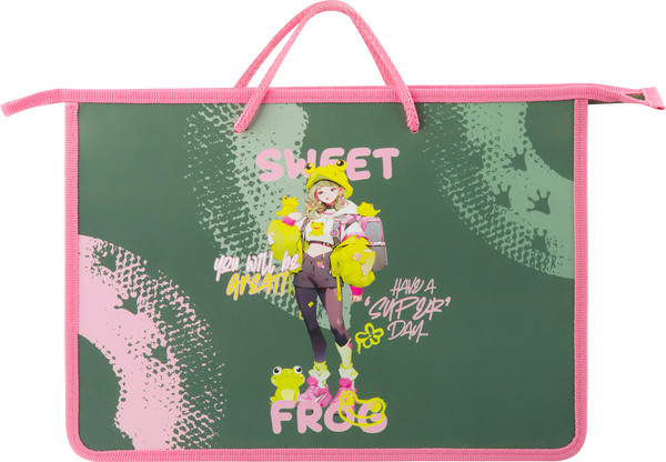 Изображение товара Папка-портфель ArtSpace Sweet Frog / ПТ-15О40004