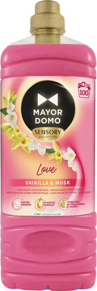 Изображение товара Кондиционер для белья Mayordomo Love с ароматом ванили и белого мускуса (2л)