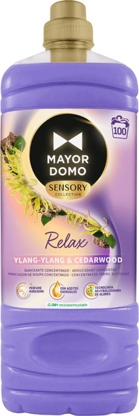 Изображение товара Кондиционер для белья Mayordomo Relax с ароматом иланг-иланга и кедра (2л)