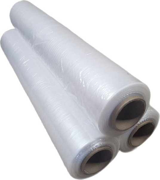 Изображение товара Пленка строительная Everplast Полотно стрейч ручной 23мкм 500мм 255м.п. / EV23500255WH (бесцветный)