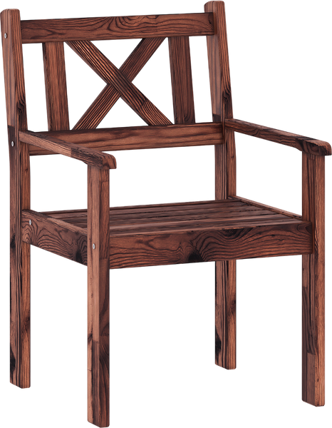 Изображение товара Кресло садовое Sundays Ф-183.02 590x90x640 (орех)