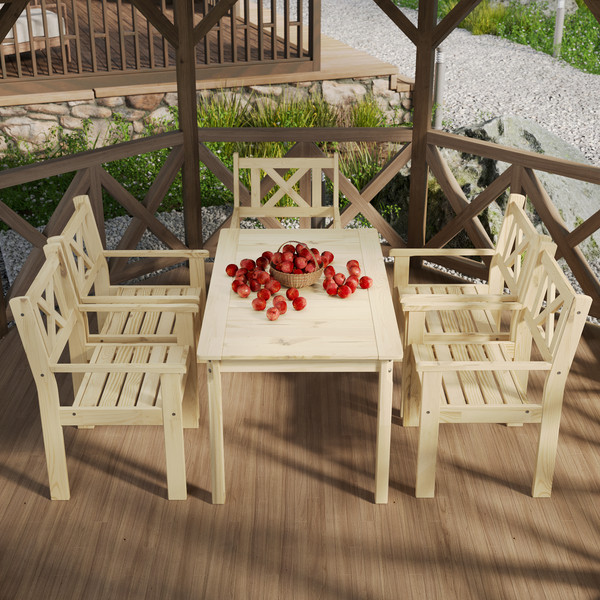 Изображение товара Кресло садовое Sundays Ф-183.02 590x90x640 (мед)