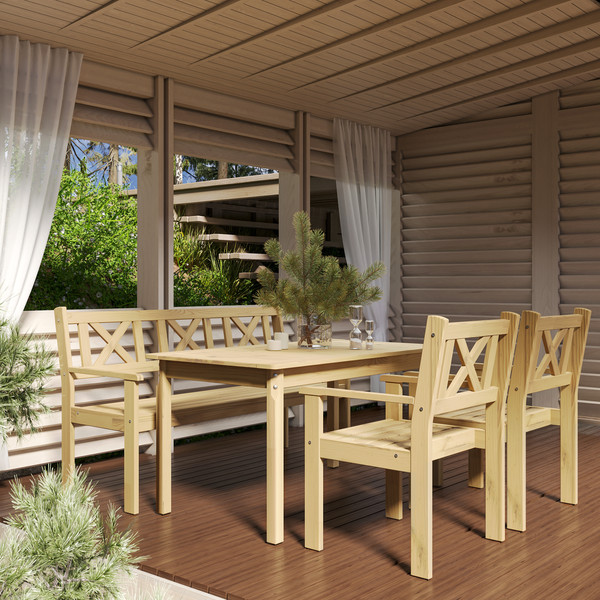 Изображение товара Кресло садовое Sundays Ф-183.02 590x90x640 (мед)