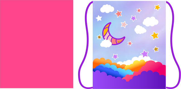 Изображение товара Мешок для обуви Centrum Единорожка в облаках / 70020