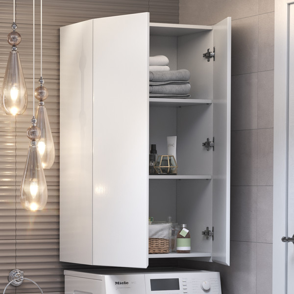 Изображение товара Шкаф для ванной Vigo Wing 640 / sh.WIN.64.2D (белый)