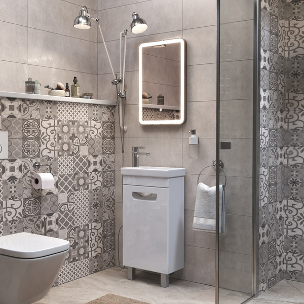 Изображение товара Тумба под умывальник Vigo Plaza 400-1-0 / tn.PLA.MIR.40.1D