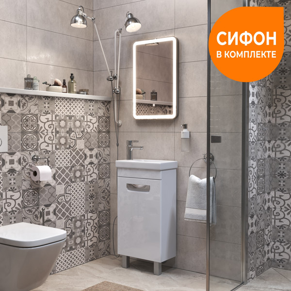 Изображение товара Тумба под умывальник Vigo Plaza 400-1-0 / tn.PLA.MIR.40.1D