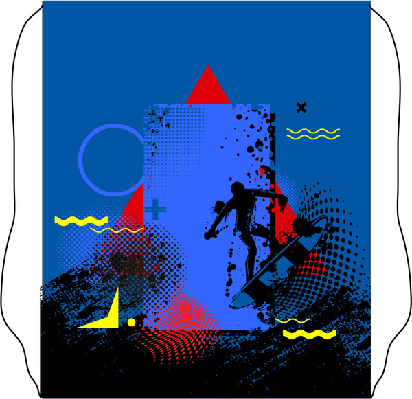 Изображение товара Мешок для обуви Centrum Граффити серф / 70140