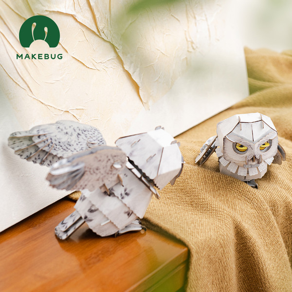 Изображение товара Конструктор Makebug Bring Nature Home Белая сова MB-B-0009