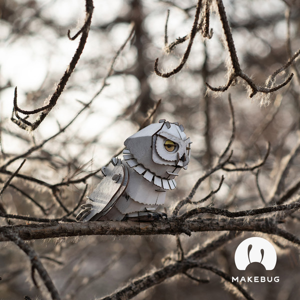 Изображение товара Конструктор Makebug Bring Nature Home Белая сова MB-B-0009