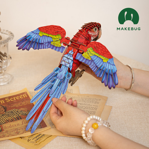 Изображение товара Конструктор Makebug Bring Nature Home Ара MB-B-0012