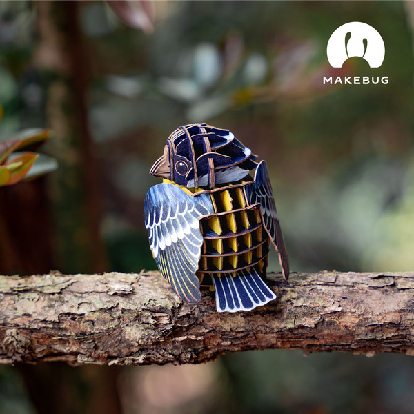 Изображение товара Конструктор Makebug Voices of Nature Желтобрюхая синица MB-D-0003